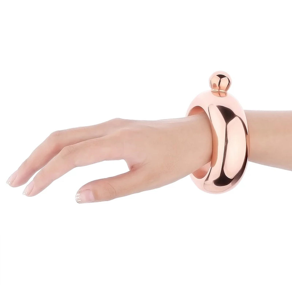 Bracelet Flask in Rose Gold